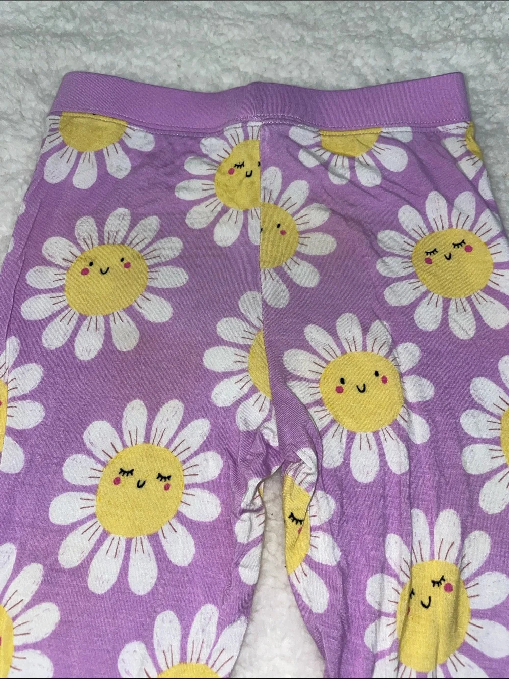 Little Sleepies Purple Daisy Print 2 Piece Pjs
